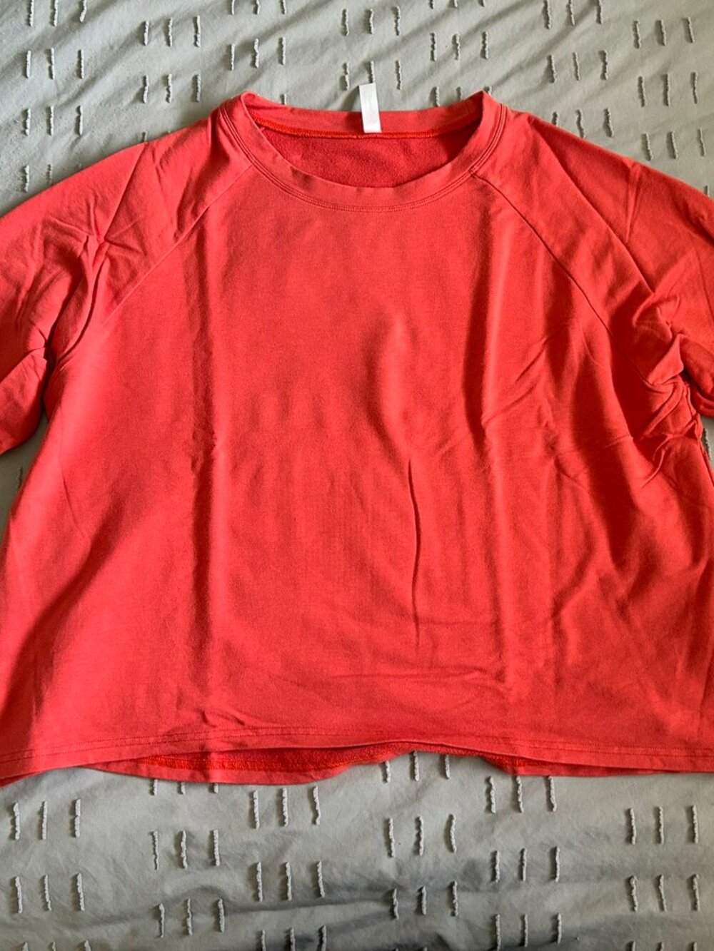 Gilmour Long Sleeve Top | Orange | Made in Vancouver, BC | Size XL